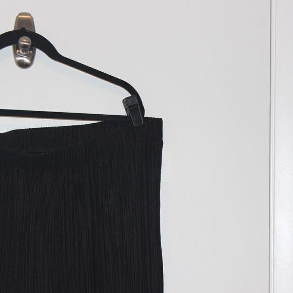 NEW Vero Moda High Waist Plissé wide Legs pull on Pants Women Size 2X - Picture 5 of 11